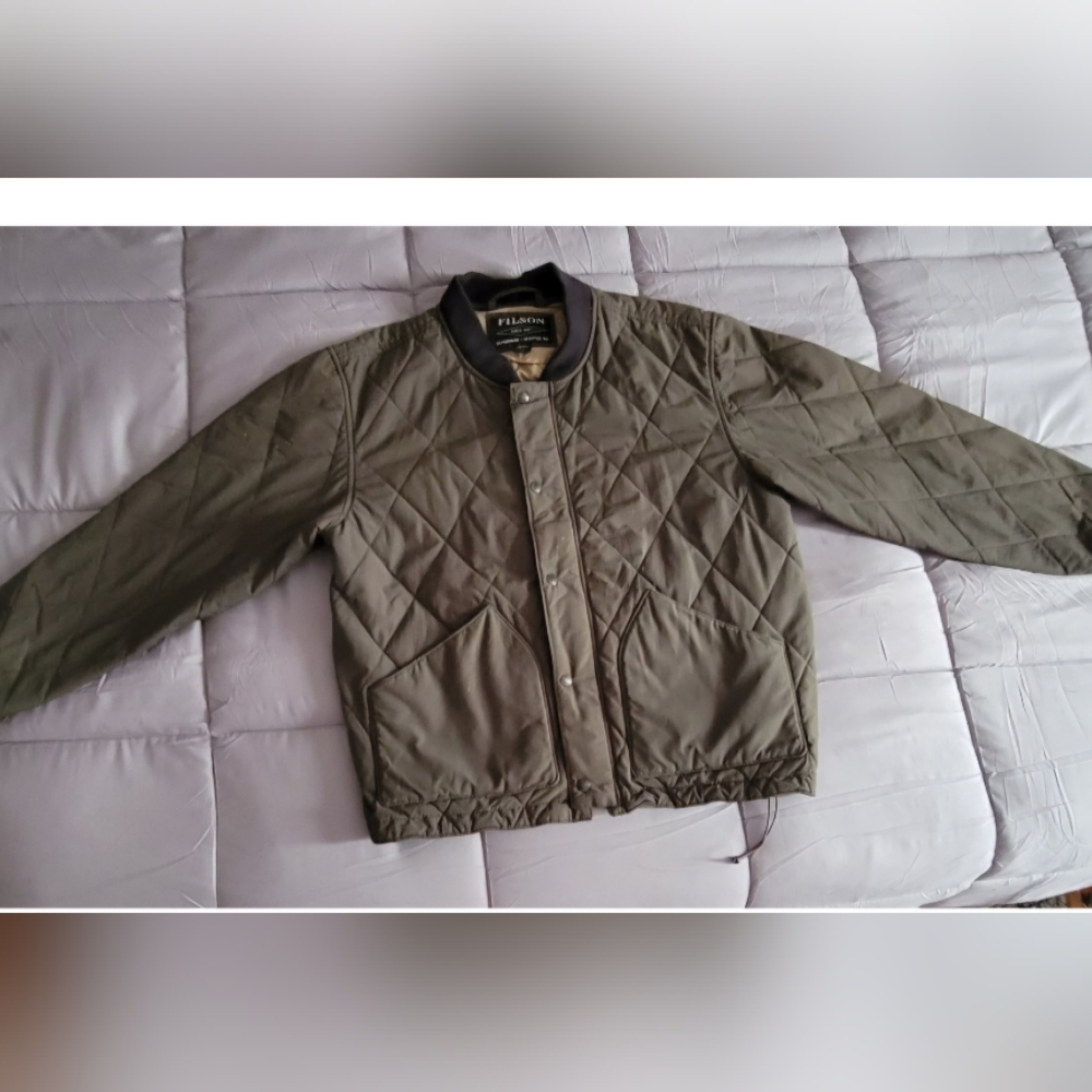 Mens green Filson jacket/coat, XXL
